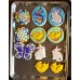 AJB-1022 : Easter Sugar Cookie Frosted Cutouts - 1 Dozen at A & Js Texas Bakehouse