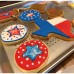 AJB-1023 : Texas Sugar Cookie Frosted Cutouts - 1 Dozen at A & Js Texas Bakehouse