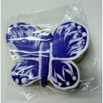 Purple Butterfly Frosted Cutout Sugar Cookie