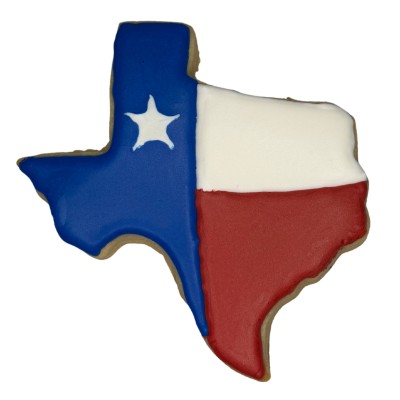 AJB-1039 : State of Texas Frosted Cutout Sugar Cookie - Large at A & Js Texas Bakehouse AJB-1039 : State of Texas Frosted Cutout Sugar Cookie - Large at A & Js Texas Bakehouse