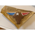 Big Texas Longhorn Frosted Cutout Sugar Cookie