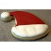 AJB-1046 : Red Santa Hat Frosted Cutout Sugar Cookie at A & Js Texas Bakehouse