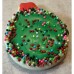 AJB-1052 : Green Christmas Ornament with Sprinkles Frosted Cutout Sugar Cookie at A & Js Texas Bakehouse
