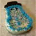 AJB-1057 : Blue Sprinkled Snowman Frosted Cutout Sugar Cookie at A & Js Texas Bakehouse