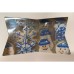 AJB-1062 : Winter Snow Collection Frosted Cutout Sugar Cookies - 1 Dozen at A & Js Texas Bakehouse