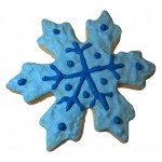 Blue Ice-ing Snowflake Frosted Cutout Sugar Cookie