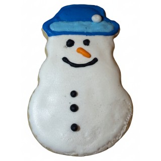 Happy Classic Snowman Frosted Cutout Sugar Cookie