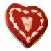 AJB-1081 : Red and White Heart Valentine Frosted Sugar Cookie Cutout at A & Js Texas Bakehouse