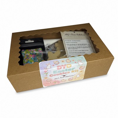 AJB-1100 : DYO 3 Easter Cutout Cookies Kit Box Set - Rabbit, Carrot and Egg at A & J's Texas Bakehouse
