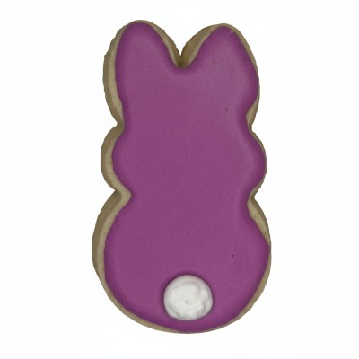 AJB-1111 : Purple Bunny Rabbit Frosted Cutout Sugar Cookie at A & Js Texas Bakehouse