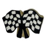Race Flags Frosted Cutout Sugar Cookie