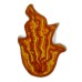 AJB-1150 : Hot Rod Racing Fire Flame Frosted Cutout Sugar Cookie at A & Js Texas Bakehouse
