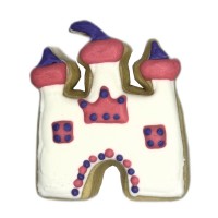 Enchanted Kingdom Castle Frosted Cutout Sugar Cookie