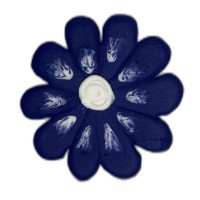 Velvet Plum Wildflower Frosted Cutout Sugar Cookie