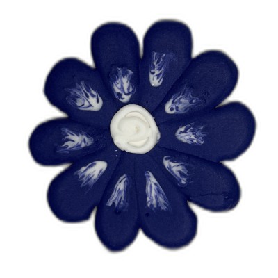 AJB-1179 : Velvet Plum Wildflower Frosted Cutout Sugar Cookie at A & Js Texas Bakehouse