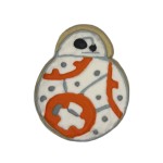 Star Wars BB-8 Frosted Cutout Sugar Cookie