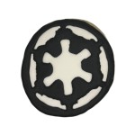 Star Wars Galactic Empire Insignia Frosted Cutout Sugar Cookie