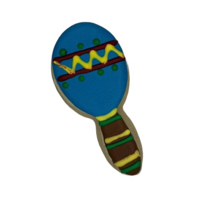 AJB-1204 : Maraca Frosted Cutout Sugar Cookie at A & Js Texas Bakehouse