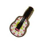 Fiesta Guitar Frosted Cutout Sugar Cookie