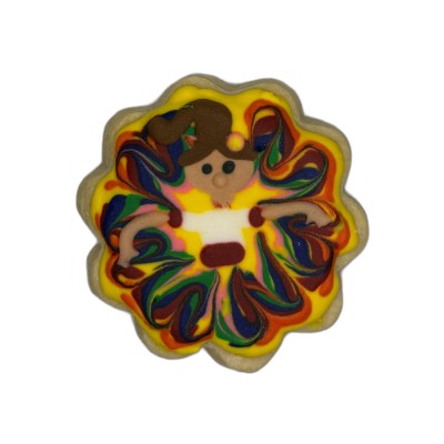 AJB-1209 : Flamenco Dancer Frosted Cutout Sugar Cookie at A & Js Texas Bakehouse