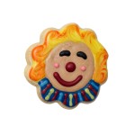 Circus Clown Frosted Cutout Sugar Cookie Circus Clown Frosted Cutout Sugar Cookie