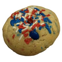 Red White Blue Fetti M&M Classic Sugar Cookies