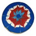 AJB-1244 : Patriotic Medallion Frosted Cutout Sugar Cookie at A & Js Texas Bakehouse