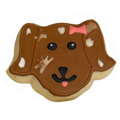 AJB-1258 : Brown Puppy Dog Frosted Cutout Sugar Cookie at A & J's Texas Bakehouse AJB-1258 : Brown Puppy Dog Frosted Cutout Sugar Cookie at A & J's Texas Bakehouse
