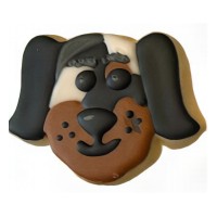 Floppy-eared Puppy Dog Hound Frosted Cutout Sugar Cookie Floppy-eared Puppy Dog Hound Frosted Cutout Sugar Cookie