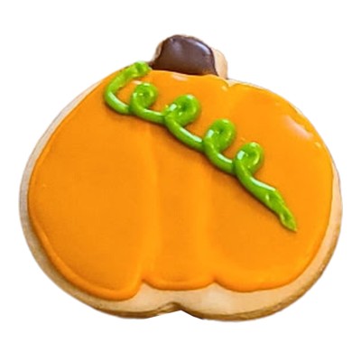 AJB-1286 : Classic Pumpkin Patch Frosted Cutout Sugar Cookie at A & J's Texas Bakehouse AJB-1286 : Classic Pumpkin Patch Frosted Cutout Sugar Cookie at A & J's Texas Bakehouse