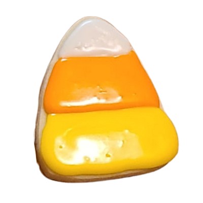 AJB-1288 : Halloween Candy Corn Frosted Cutout Sugar Cookie at A & J's Texas Bakehouse AJB-1288 : Halloween Candy Corn Frosted Cutout Sugar Cookie at A & J's Texas Bakehouse