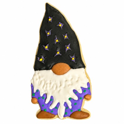Wizard Gnome Frosted Cutout Sugar Cookie