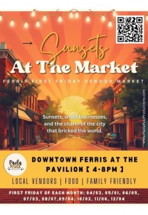 Sunset at The Market - Ferris 2026