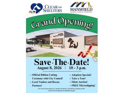 Mansfield Animal Care Grand Opening