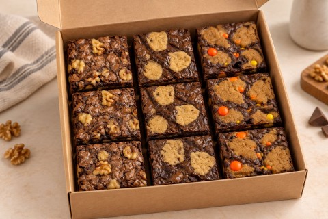 3-inch Gourmet Brownie Box