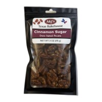 Cinnamon Sugar Oven-Baked Pecans - 3 oz Bag Cinnamon Sugar Oven-Baked Pecans - 3 oz Bag