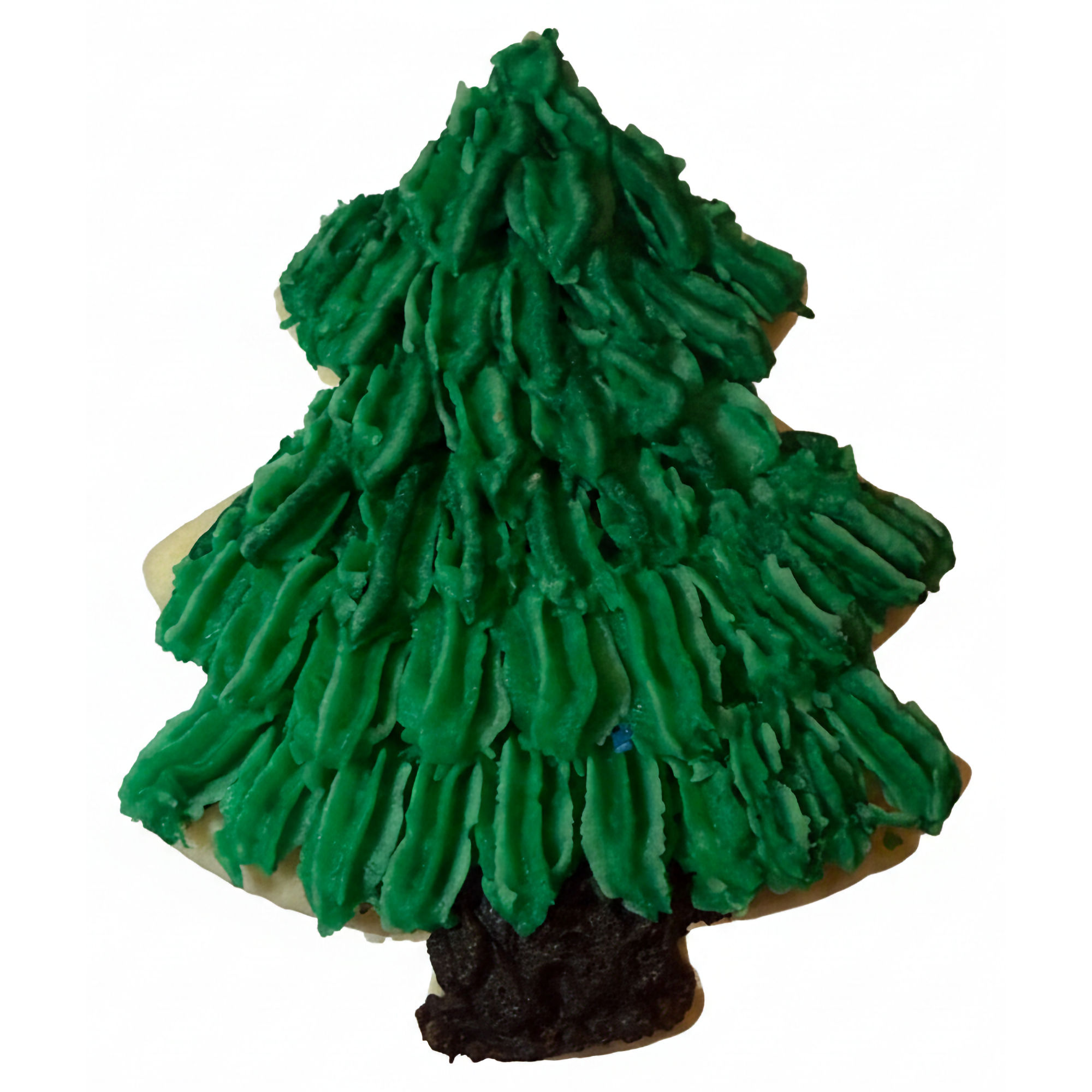 Christmas Tree Frosted Cutout Sugar Cookie