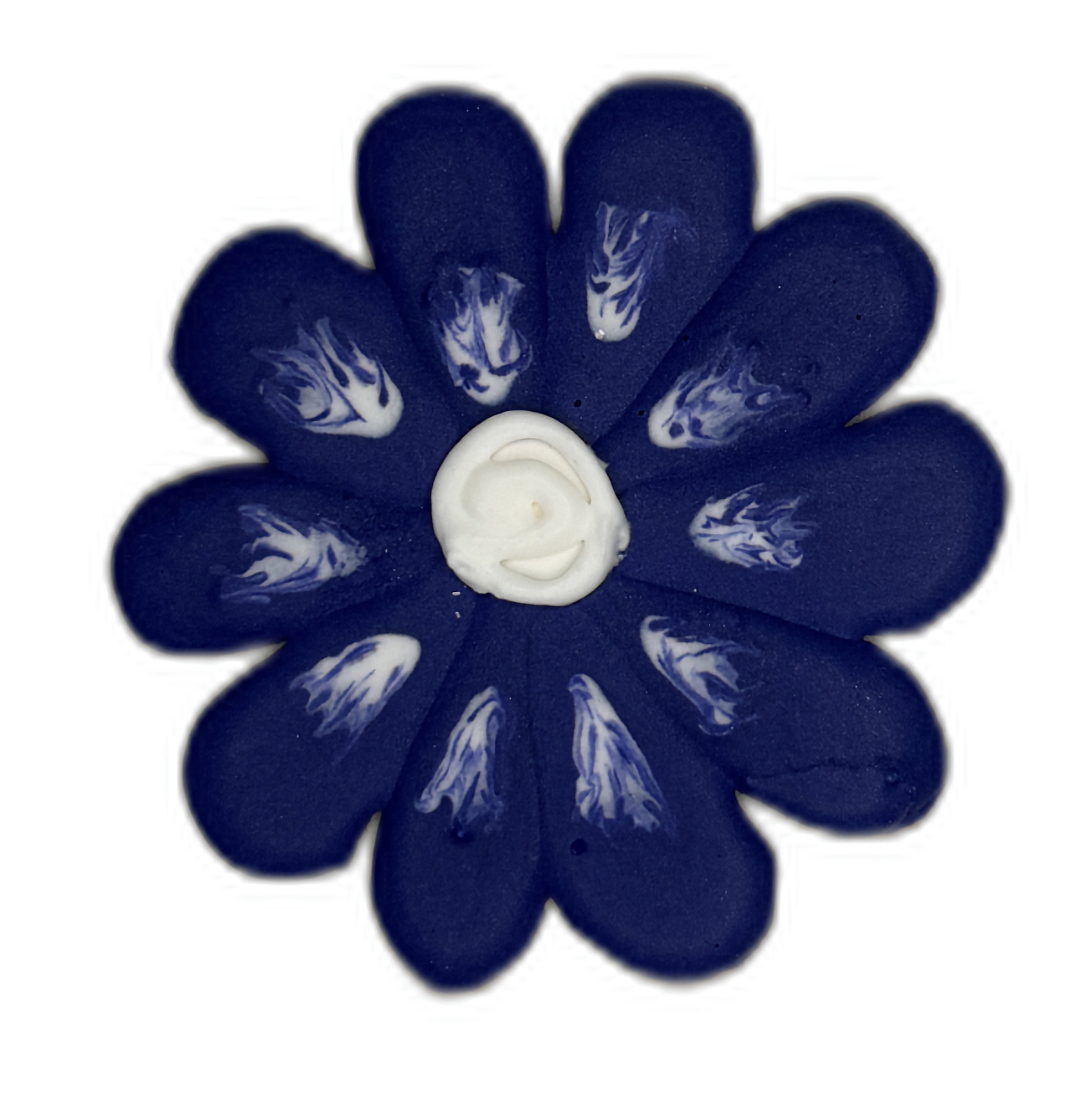 Velvet Plum Wildflower Frosted Cutout Sugar Cookie