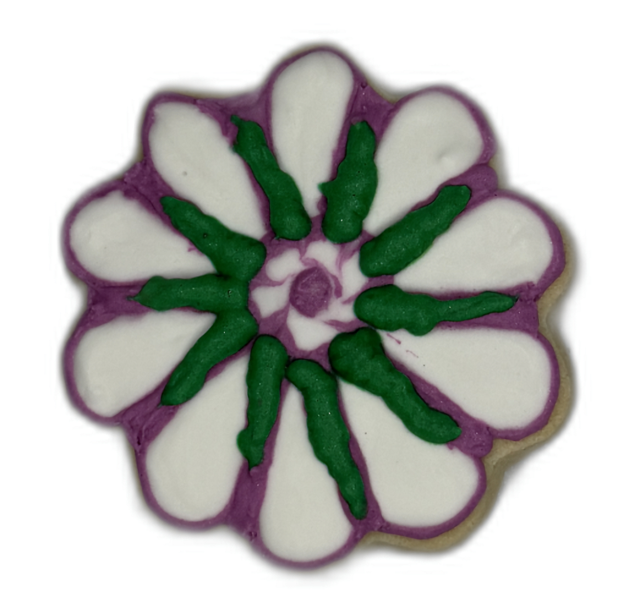 Meadow Bloom Flower Frosted Cutout Sugar Cookie
