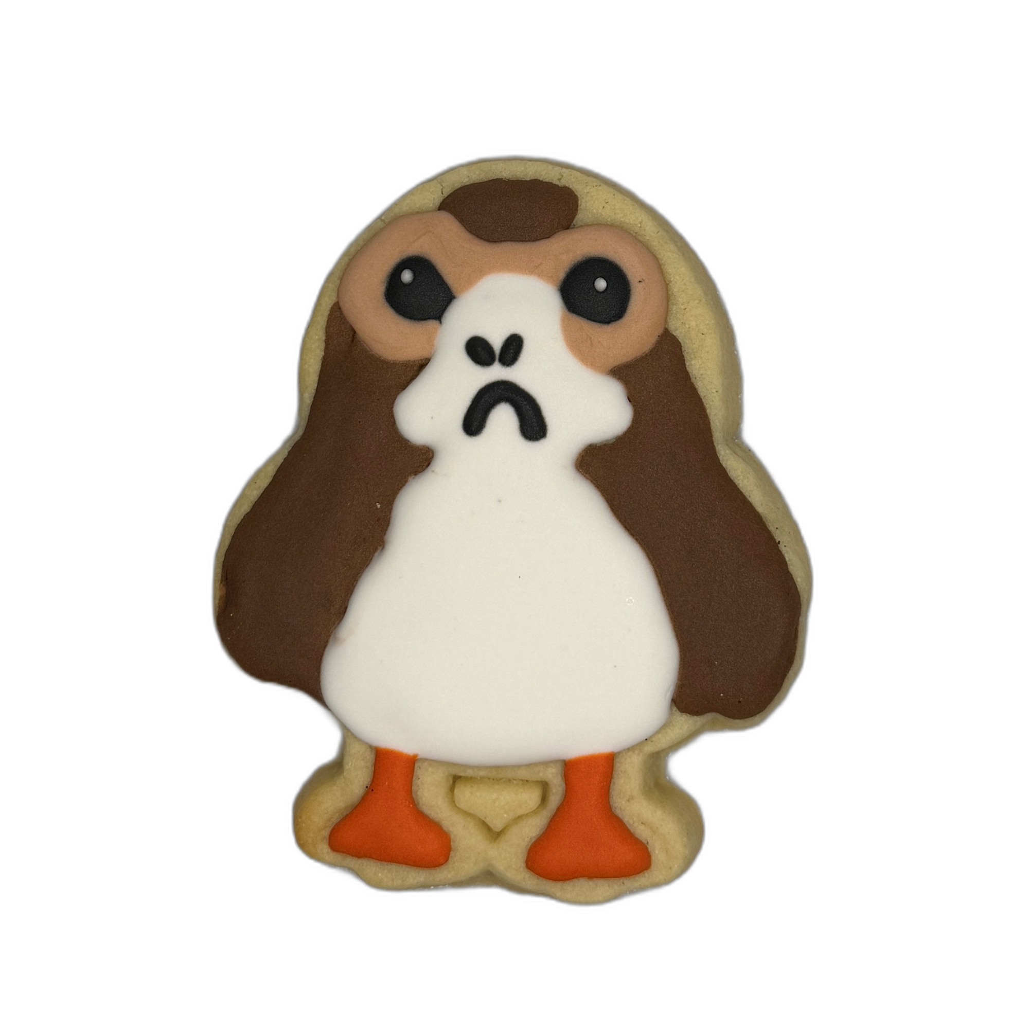Star Wars Porg Frosted Cutout Sugar Cookie