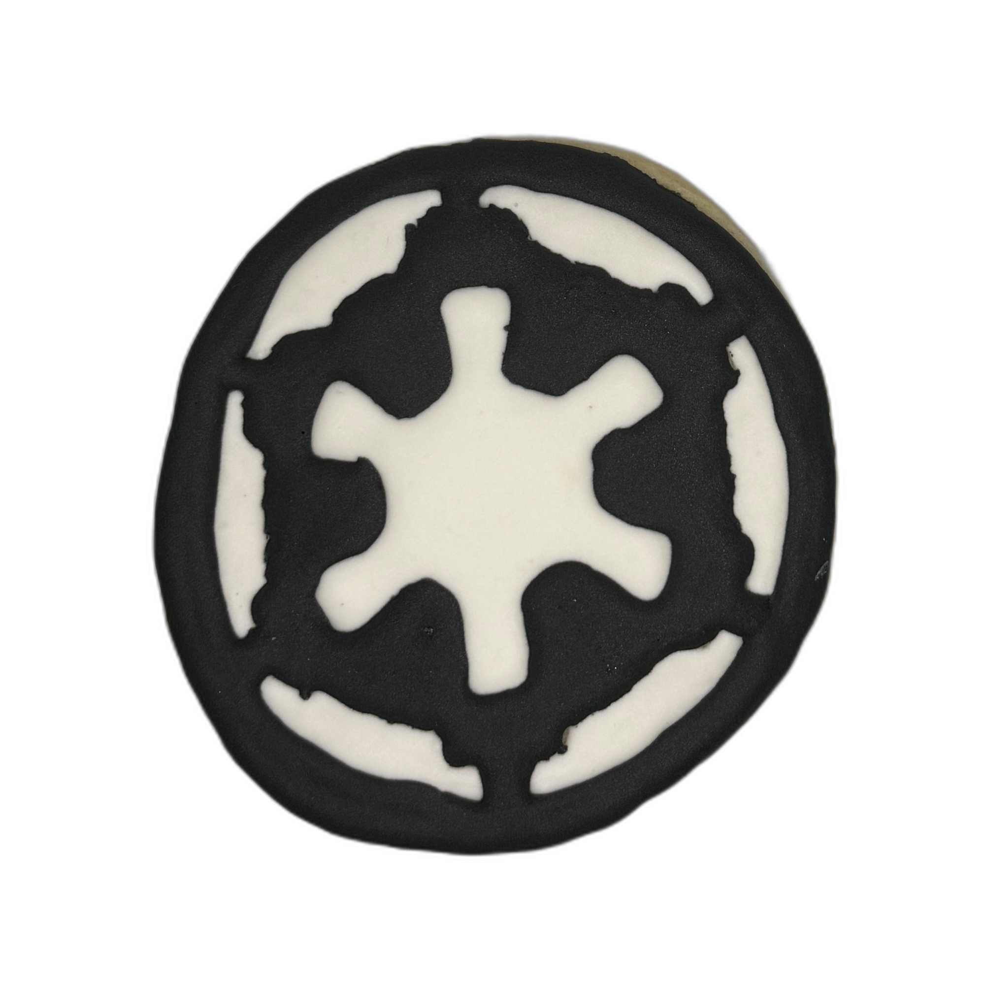 Star Wars Galactic Empire Insignia Frosted Cutout Sugar Cookie