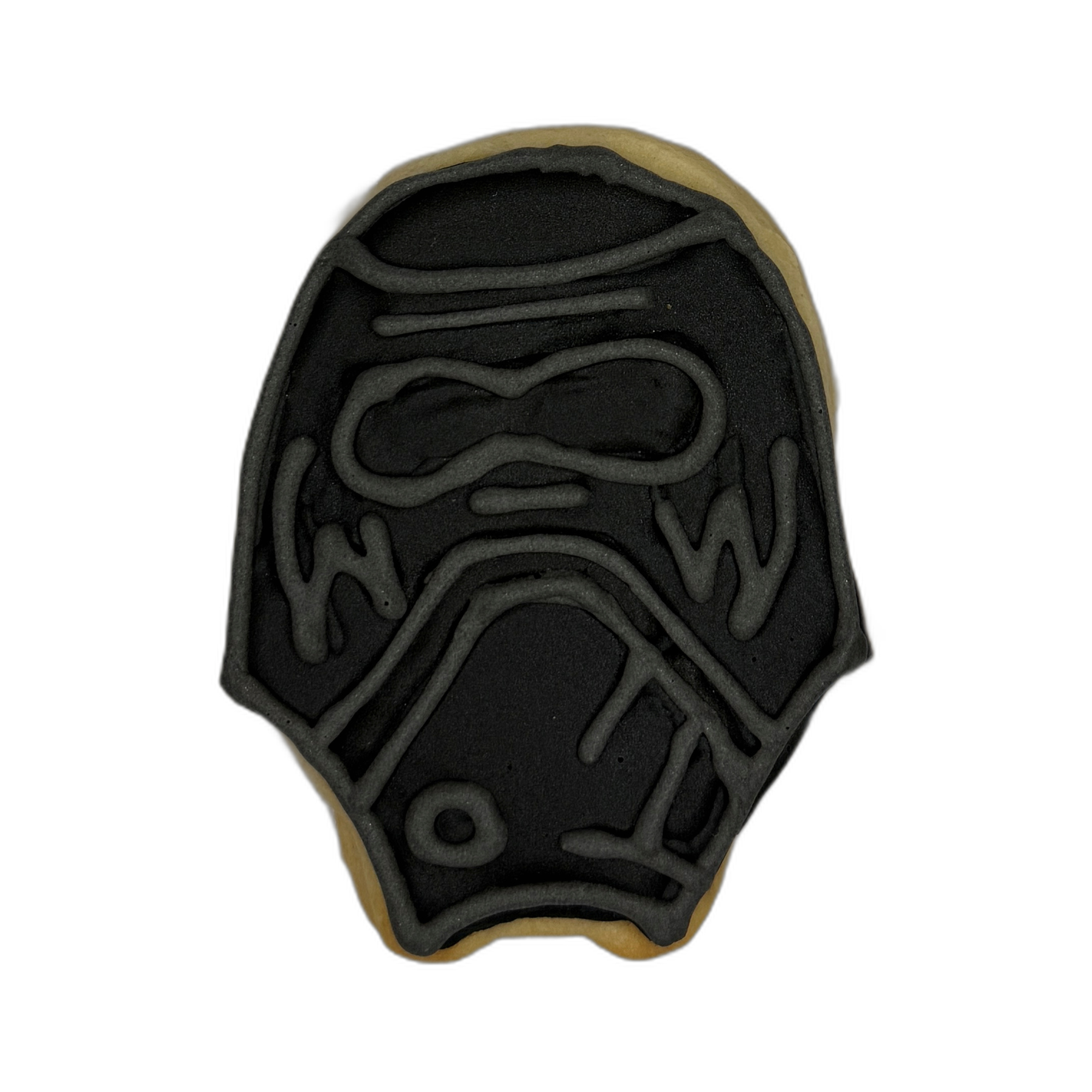 Star Wars Kylo Ren Frosted Cutout Sugar Cookie